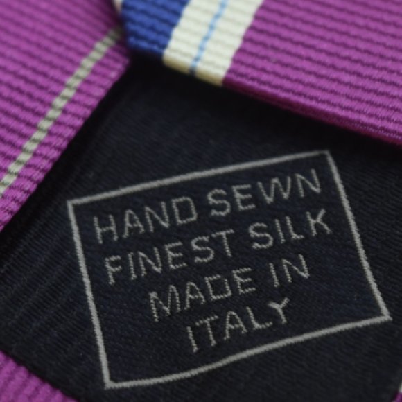 Robert Jensen Hand Sewn Silk Tie - Picture 4 of 4